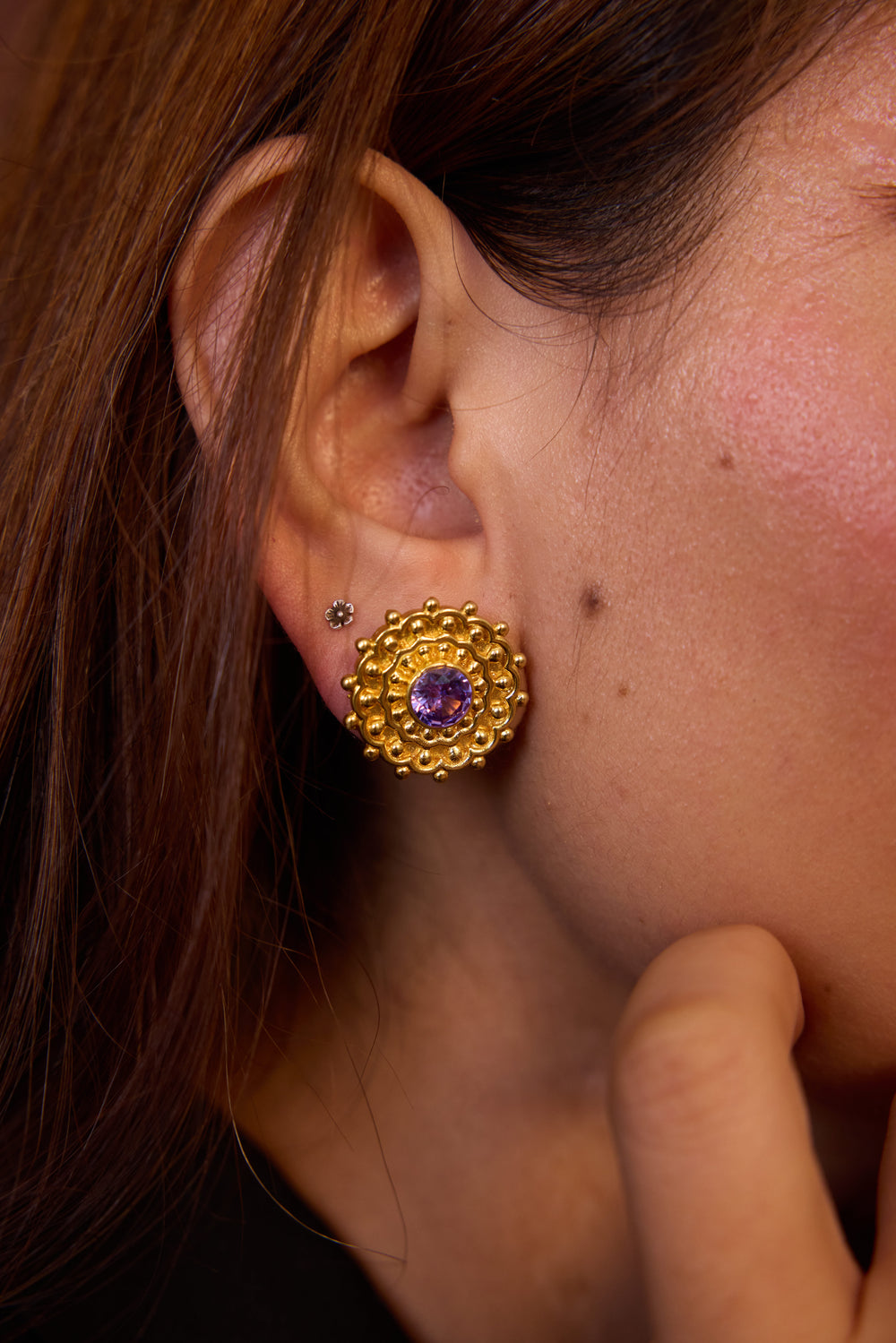 Saba Earring (Purple)